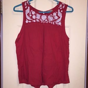 Beautiful Embroidered Tank Top